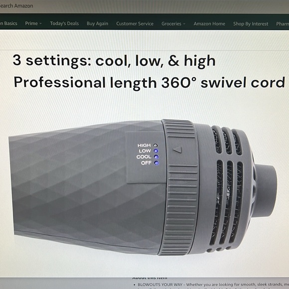 L'ANGE HAIR Le Volume 2-in-1 Titanium Blow Dryer Brush - Picture 4 of 10